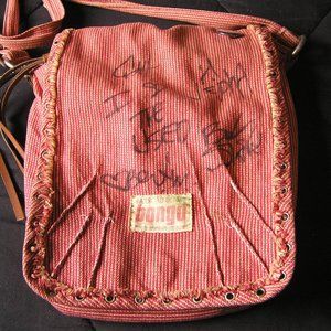 Bongo Purse Autographed by all original members of The Used Bert McCracken
